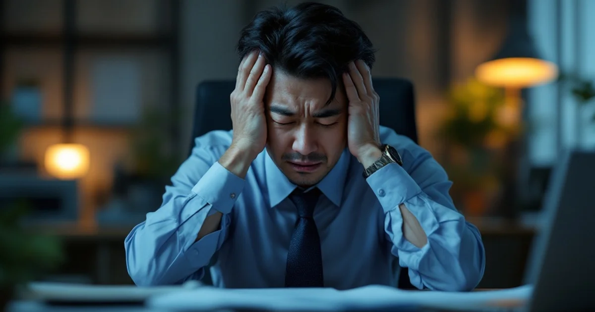 仮面うつとは？40・50代男性が気づきにくい“隠れうつ”の症状・チェック・対処法
