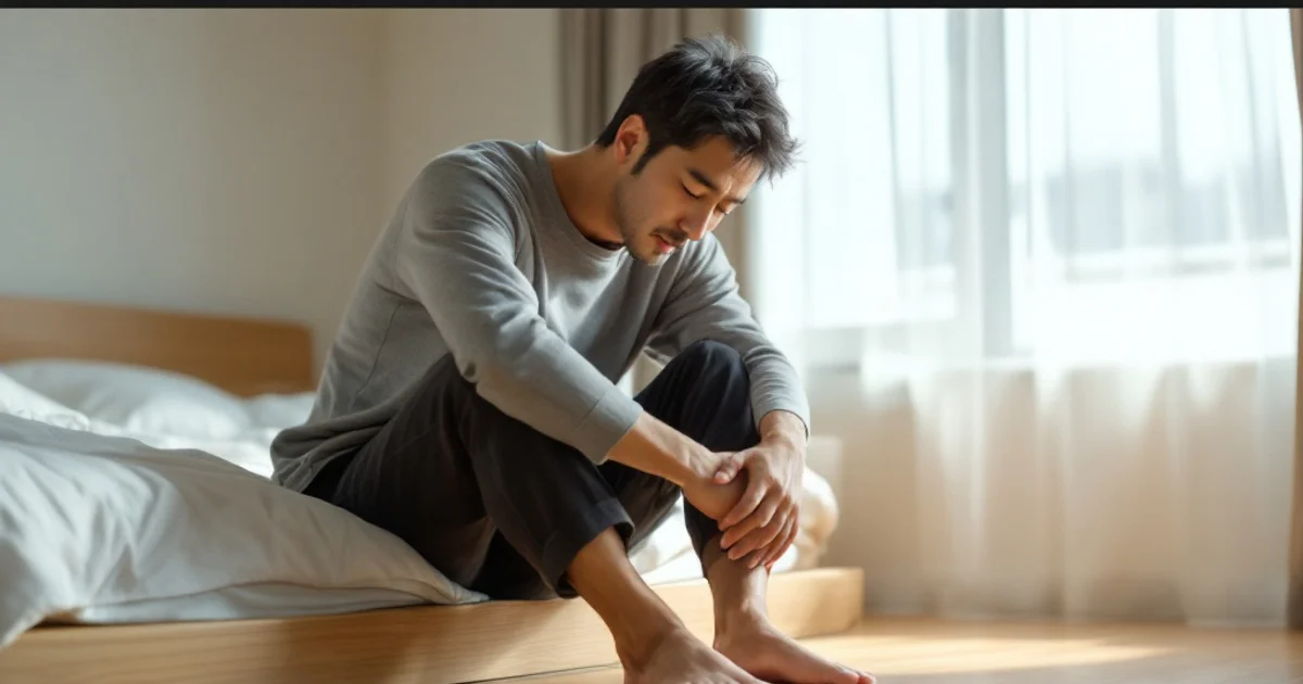 足底筋膜炎｜40・50代男性は「朝の最初の一歩」で見分けて、休まず治す